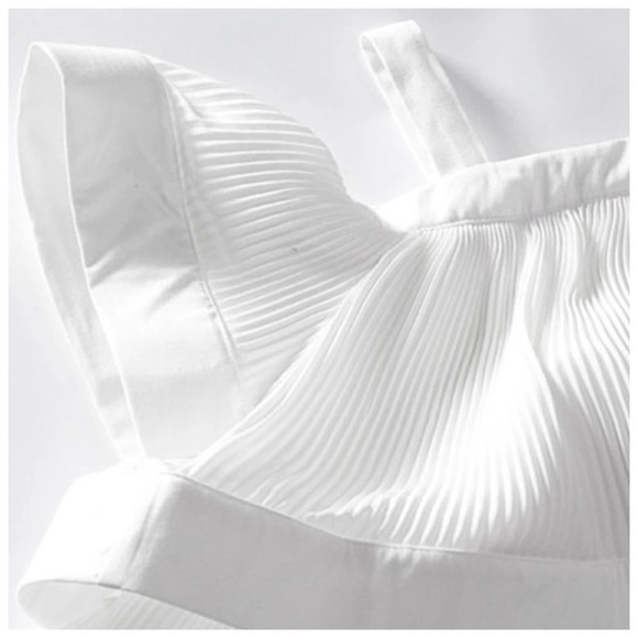 Eggshell White Flowing Ruffle Gorgeous Top - Picture 8 of 8